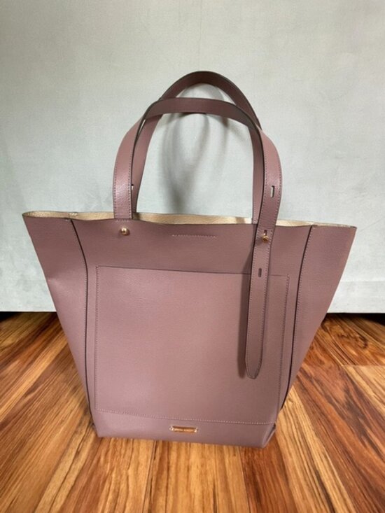 Rebecca Minkoff Handbags - The Rebecca Minkoff Women's Stella Leather Tote Bag in Brown is a stylish and sp